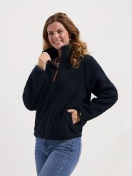 TRAVELIN' Kurtka polarowa w kolorze granatowym rozmiar: XXL. Niebieskie kurtki Travelin', xxl, bez wzorów, z polaru, bez kaptura. Za 217.99 zł.