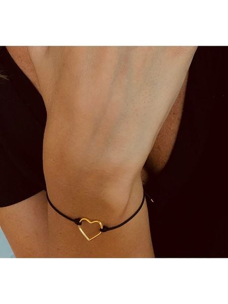 Les Petites Précieuses Pozłacana bransoletka z elementem ozdobnym rozmiar: onesize. Czarne bransoletki Les Petites Précieuses, pozłacane. Za 87.40 zł.