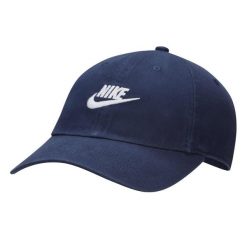 Czapka Z Daszkiem Z Logo Klubu. Niebieskie czapki z daszkiem Nike, bez wzorów. Za 181.99 zł.