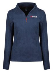 Maison Montaigne Bluza polarowa "Tumai" w kolorze granatowym rozmiar: XXL. Niebieskie bluzy bez kaptura Maison Montaigne, xxl, bez wzorów, z polaru, bez kaptura. Za 52.92 zł.