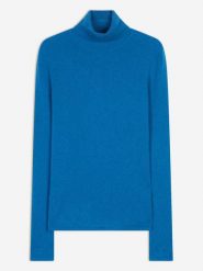 AUTHENTIC CASHMERE Kaszmirowy golf "Bise" w kolorze niebieskim rozmiar: XL. Niebieskie swetry AUTHENTIC CASHMERE, xl, bez wzorów, z kaszmiru, bez ramiączek. Za 347.99 zł.