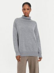 Max Mara Leisure Golf Superbo 2426366148 Szary Relaxed Fit. Szare swetry Max Mara Leisure, s, bez wzorów, z wełny, bez ramiączek. Za 589.99 zł.