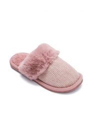 Confly Kapcie w kolorze jasnoróżowym rozmiar: 37. Różowe kapcie Confly, bez wzorów. Za 39.12 zł.