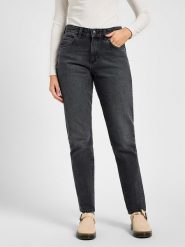 Lee Dżinsy - Tapered fit - w kolorze czarnym rozmiar: W32/L33. Czarne jeansy Lee, l, z aplikacjami, klasyczne, z podwyższonym stanem. Za 119.40 zł.