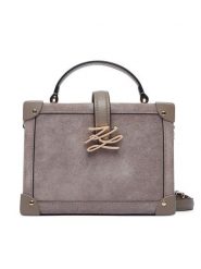 KARL LAGERFELD Torebka B4W30371 Szary. Szare torebki klasyczne KARL LAGERFELD, bez wzorów, ze skóry, bez dodatków. Za 1,299.00 zł.