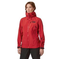 Damska kurtka wodoodporna Helly Hansen Odin 9 Worlds 2.0. Czerwone kurtki Helly Hansen, bez wzorów, bez kaptura. Za 1,389.00 zł.