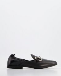 BALERINY Z NOSKIEM W SZPIC 3417M TEXAS NERO. Baleriny Venezia, bez wzorów, ze skóry, bez obcasa, bez zapięcia. Za 299.00 zł.