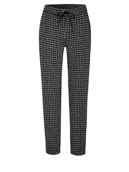 Rosner Spodnie "Modern Chic" w kolorze czarno-białym rozmiar: 46. Białe spodnie materiałowe Rosner, bez wzorów, z materiału. Za 122.67 zł.