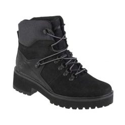 Damskie Skórzane Buty Turystyczne Carnaby Cool. Czarne buty trekkingowe Timberland, z materiału, bez zapięcia. Za 549.99 zł.