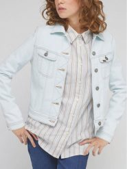 Lee Kurtka jeansowa Rider L54MGWB31 112330458 Błękitny Regular Fit. Niebieskie kurtki Lee, l, bez wzorów, z bawełny, bez kaptura. Za 279.99 zł.