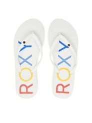 Roxy Japonki ARJL100876 Biały. Białe japonki Roxy, bez wzorów, z tworzywa sztucznego. Za 59.99 zł.