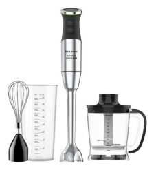Blender ręczny z akcesoriami Taurus 1500W (choper, trzepaczka,stalowa końcówka, miarka). Blendery TAURUS. Za 273.99 zł.