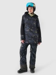 4F Spodnie snowboardowe membrana 10000 damskie - multikolor L. Brązowe spodnie narciarskie 4f, bez wzorów, z dzianiny, narciarskie. Za 599.99 zł.