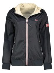 Geographical Norway Kurtka przejściowa "Arrivial" w kolorze czarnym rozmiar: XL. Czarne kurtki Geographical Norway, xl, bez wzorów, bez kaptura. Za 173.99 zł.