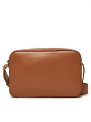 Calvin Klein Torebka K60K612555 Brązowy. Brązowe listonoszki Calvin Klein, bez wzorów, ze skóry, bez dodatków. Za 209.99 zł.