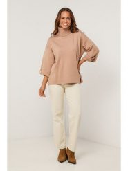 Soft Cashmere Golf w kolorze beżowym rozmiar: 38/40. Brązowe swetry Soft Cashmere, bez wzorów, klasyczne, bez ramiączek. Za 183.15 zł.