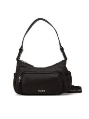 HUGO Torebka Bel Shoulder 50547092 Czarny. Czarne torebki klasyczne Hugo, bez wzorów, z materiału, bez dodatków. Za 479.99 zł.