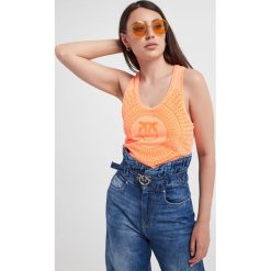 Top Baba PINKO. Brązowe topy Pinko, s, bez wzorów, z bawełny, bez kołnierzyka, bez ramiączek. W wyprzedaży za 231.20 zł.