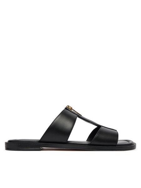 MICHAEL Michael Kors Klapki Berkley Flat 40S6BRFS1L Czarny. Czarne klapki MICHAEL Michael Kors, bez wzorów, ze skóry, bez obcasa, bez zapięcia. Za 384.99 zł.