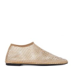 Baleriny Eva Minge. Brązowe baleriny Eva Minge, bez wzorów, bez obcasa, bez zapięcia. Za 329.99 zł.