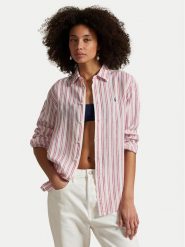 Polo Ralph Lauren Koszula 211970691008 Różowy Classic Fit. Czerwone koszule Polo Ralph Lauren, xxl, bez wzorów, ze lnu, bez kołnierzyka, bez ramiączek. Za 599.99 zł.