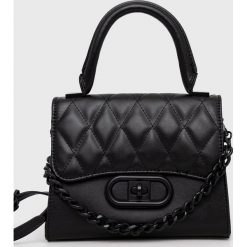 Aldo torebka Tranquil kolor czarny. Czarne torebki klasyczne Aldo, bez wzorów, z włókna, na ramię, bez dodatków. Za 279.99 zł.