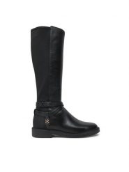 MICHAEL Michael Kors Kozaki 40F4ABMB6L Czarny. Czarne kozaki MICHAEL Michael Kors, bez wzorów, ze skóry, bez obcasa, na płaskiej podeszwie, bez zapięcia. Za 1,235.60 zł.