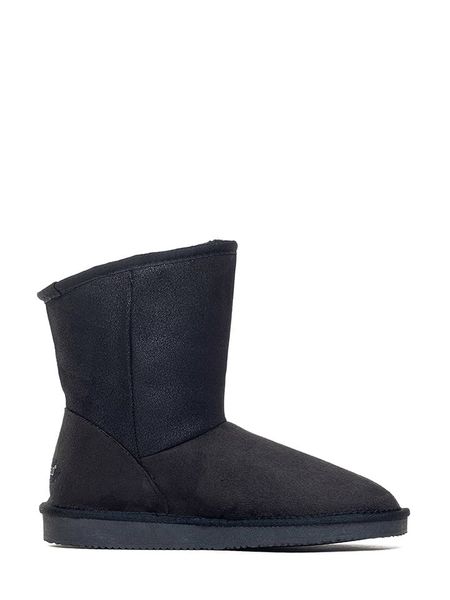 Blackfield Botki zimowe "Clane" w kolorze czarnym rozmiar: 39. Czarne botki Blackfield, bez wzorów, z materiału, z okrągłym noskiem, bez obcasa, bez zapięcia. Za 142.19 zł.