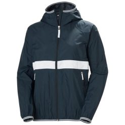 Damska kurtka wodoodporna Helly Hansen Koster. Niebieskie kurtki Helly Hansen, bez wzorów, bez kaptura. Za 422.50 zł.