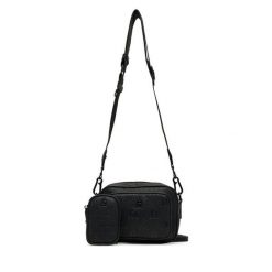 Torebka Steve Madden. Czarne listonoszki Steve Madden, bez wzorów, bez dodatków. Za 379.99 zł.