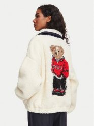Polo Ralph Lauren Polar 211B17802001 Kremowy Regular Fit. Białe bluzy z polaru Polo Ralph Lauren, s, bez wzorów, z polaru. Za 1,899.00 zł.