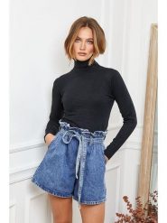 Joséfine Golf "Buviol" w kolorze czarnym rozmiar: L. Czarne swetry Joséfine, l, bez wzorów, bez ramiączek. Za 135.81 zł.