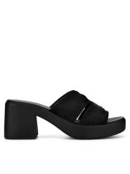 Lasocki Klapki WI16-MIKS-01 Czarny. Czarne klapki Lasocki, bez wzorów, z nubiku, bez obcasa, bez zapięcia. Za 169.99 zł.