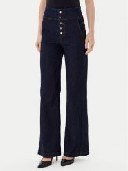 Rinascimento Jeansy CFC0124932003 Granatowy Wide Leg. Niebieskie jeansy Rinascimento, xs, bez wzorów, z bawełny. Za 429.99 zł.