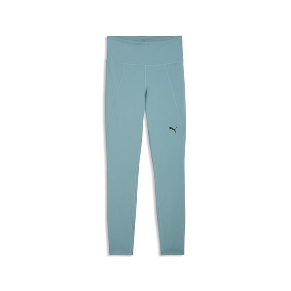 Damskie legginsy TAD ESSENTIALS PUMA. Niebieskie legginsy Puma, bez wzorów, z dzianiny, klasyczne. Za 199.00 zł.