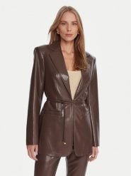 Marciano Guess Kurtka z imitacji skóry 5BGN04 7389A Brązowy Regular Fit. Brązowe kurtki Marciano Guess, z aplikacjami, ze skóry, bez kaptura. Za 903.00 zł.