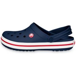 Japonki Crocs Crocband, Dla obu płci. Czerwone japonki Crocs, bez wzorów, z materiału. Za 337.00 zł.