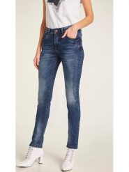 Heine Dżinsy - Slim fit - w kolorze granatowym rozmiar: 42. Niebieskie jeansy Heine, bez wzorów, klasyczne. Za 85.95 zł.