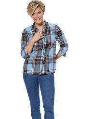 WITT WEIDEN Bluzka w kolorze błękitnym rozmiar: 54. Niebieskie bluzki WITT WEIDEN, bez wzorów, z wiskozy, bez kołnierzyka, bez ramiączek. Za 52.79 zł.