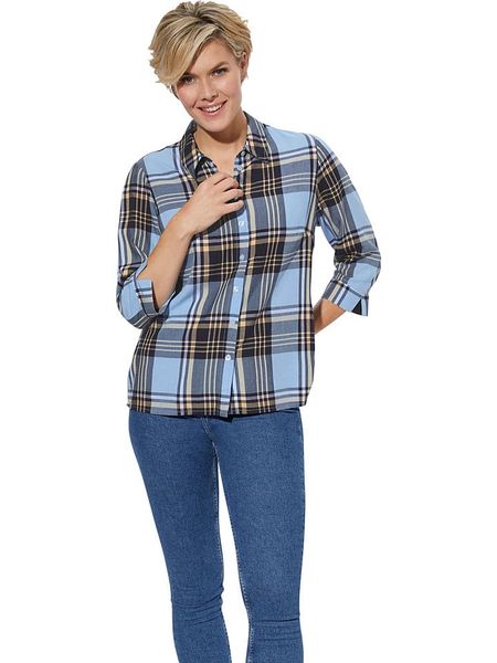 WITT WEIDEN Bluzka w kolorze błękitnym rozmiar: 54. Niebieskie bluzki WITT WEIDEN, bez wzorów, z wiskozy, bez kołnierzyka, bez ramiączek. Za 52.79 zł.