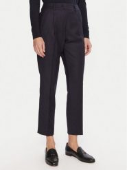 Weekend Max Mara Spodnie materiałowe Caldaia 2525136152 Granatowy Regular Fit. Niebieskie spodnie materiałowe Weekend Max Mara, bez wzorów, z materiału. Za 899.99 zł.