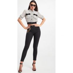 JEANSY ELISABETTA FRANCHI. Jeansy Elisabetta Franchi, bez wzorów, z jeansu. W wyprzedaży za 773.27 zł.