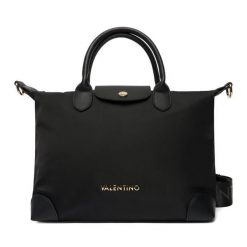 Torebka Valentino. Czarne torebki klasyczne Valentino, bez wzorów, klasyczne, bez dodatków. Za 469.99 zł.