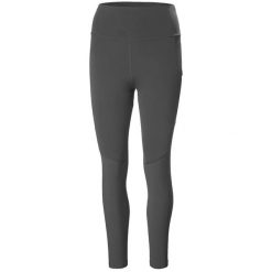 Damskie legginsy 7/8 Helly Hansen Blaze. Brązowe legginsy Helly Hansen, bez wzorów, casualowe. Za 468.00 zł.
