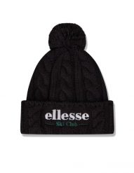 Czapka zimowa Ellesse Sanga Pom Pom. Czarne czapki zimowe Ellesse, bez wzorów, z materiału, klasyczne. Za 109.99 zł.