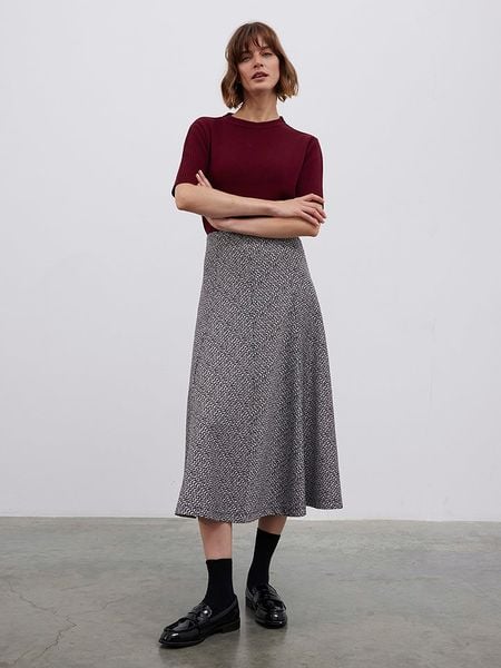 BGN Spódnica w kolorze czarno-białym rozmiar: 38. Czarne spódnice BGN, na imprezę, bez wzorów, midi. Za 122.96 zł.