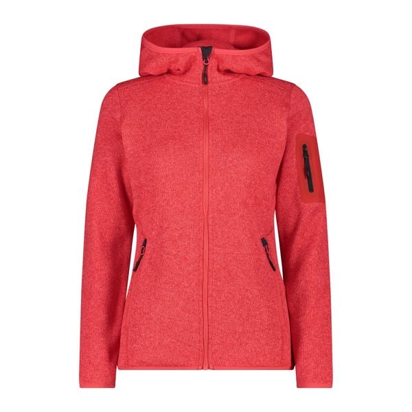 Bluza damska turystyczna CMP 3H19826. Czerwone bluzy CMP, l, bez wzorów, bez kaptura, trekkingowe. Za 297.50 zł.