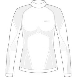 Damska koszulka z długim rękawem Falke Warm. Białe t-shirty sportowe Falke, xl, bez wzorów, z dzianiny, bez ramiączek, na golfa. Za 369.00 zł.
