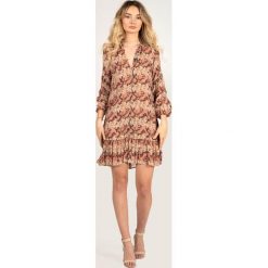 Pinko Sukienka "Scintille". Sukienki Pinko, na co dzień, bez wzorów, z tkaniny, bez kołnierzyka, bez ramiączek, midi, proste. Za 389.00 zł.