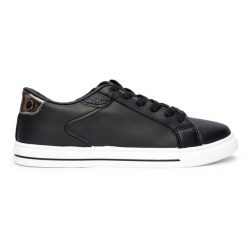 Klasyczne damskie buty sportowe czarne. Czarne buty treningowe bez wzorów, bez zapięcia. Za 86.94 zł.